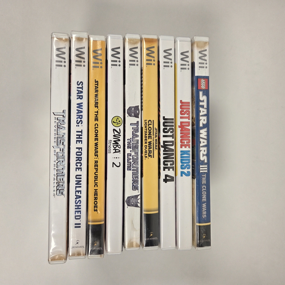 Nintendo Wii‎ Video Game Collection - White